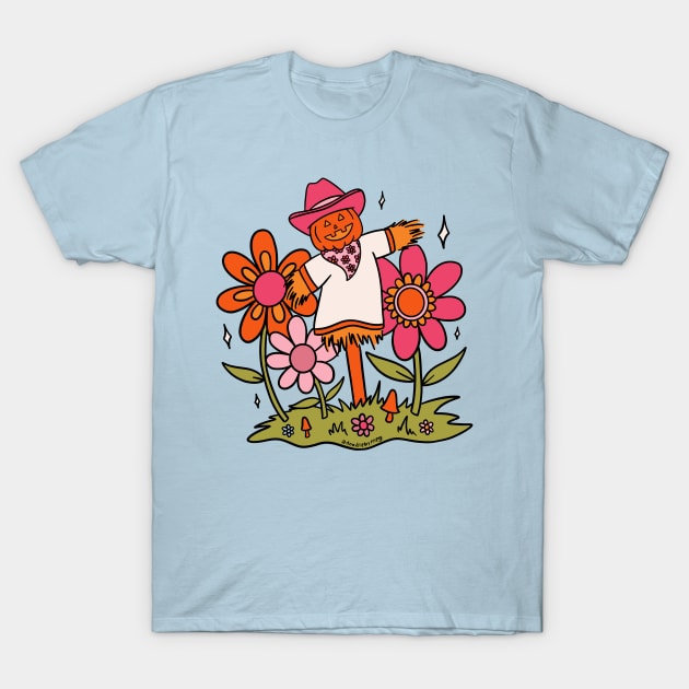 Jolly Scarecrow T-Shirt by Doodle by Meg